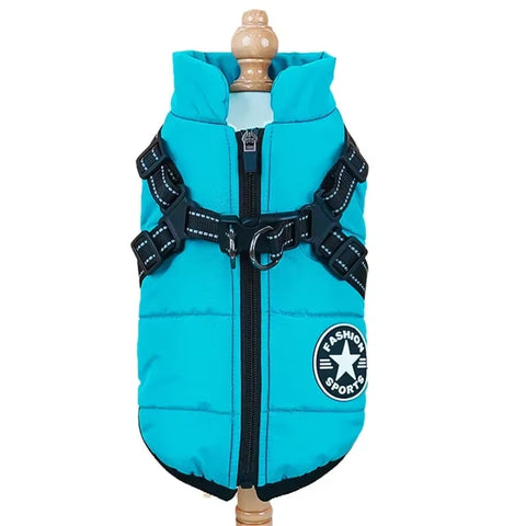Waterproof Coat Zipper Dog Jacket