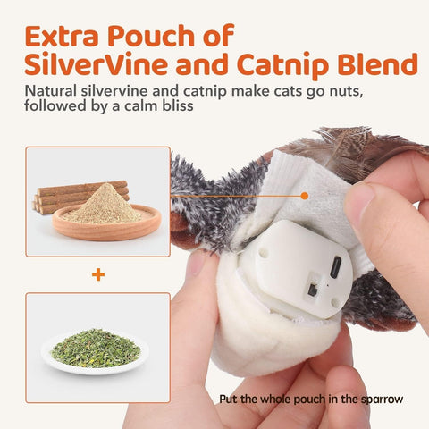 Rechargeable Flapping Bird Sparrow : Soar into a World of Wonder!