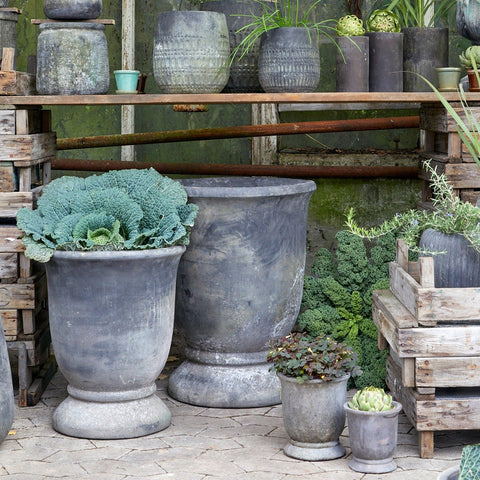 Berta Choko Patinated Terracotta Pot
