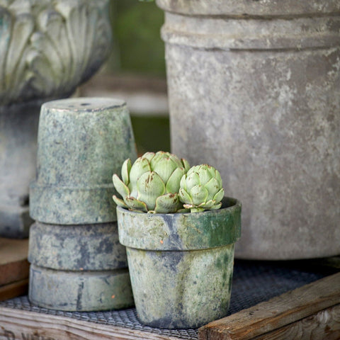 June Black Patinated Terracotta Pot