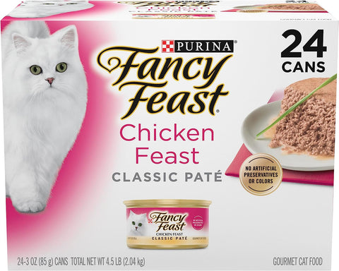 Chicken Feast Classic Pate Collection Grain Free Wet Cat Food