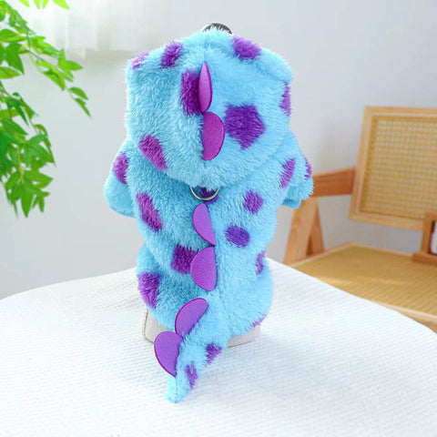Thickened Dinosaur Hooded Coat for Dogs & Cats