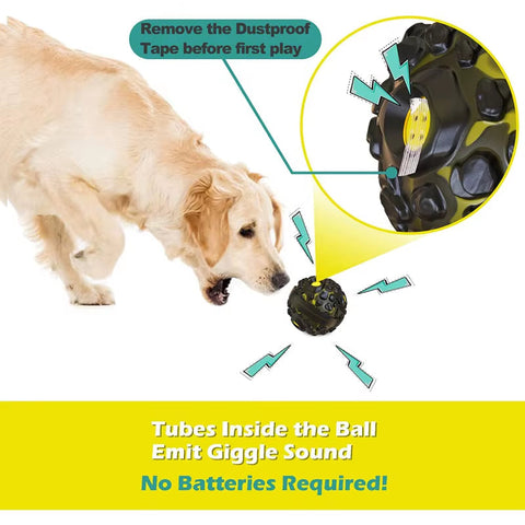 Interactive Dog Ball Squeaky Sound