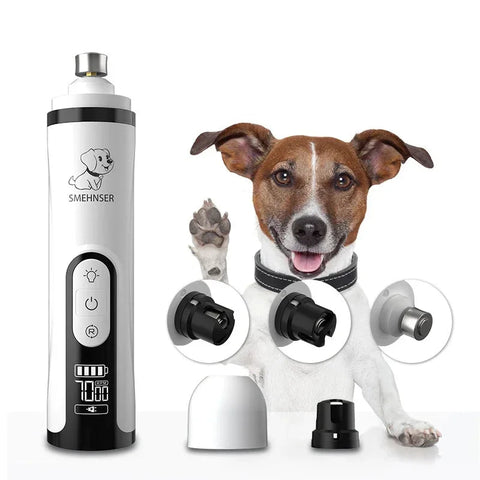 Electric Pet Nail Grinder -LED Light - USB Rechargeable