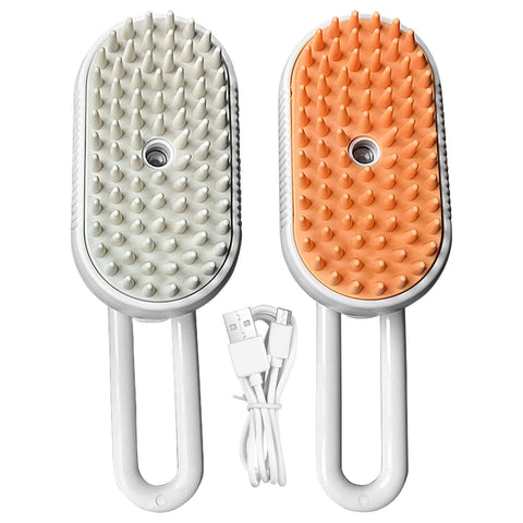 Pet Steam Brush Cat Dog Cleaning Steamy Spray comb