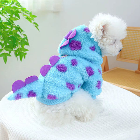 Thickened Dinosaur Hooded Coat for Dogs & Cats
