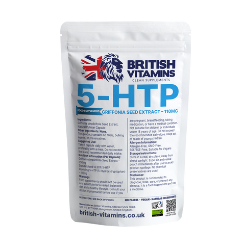 Griffonia Seed Extract – 110mg (Standardised to 30% 5HTP) Health & Beauty:Vitamins & Lifestyle Supplements:Vitamins & Minerals British Vitamins 5 Capsules ( Sample )