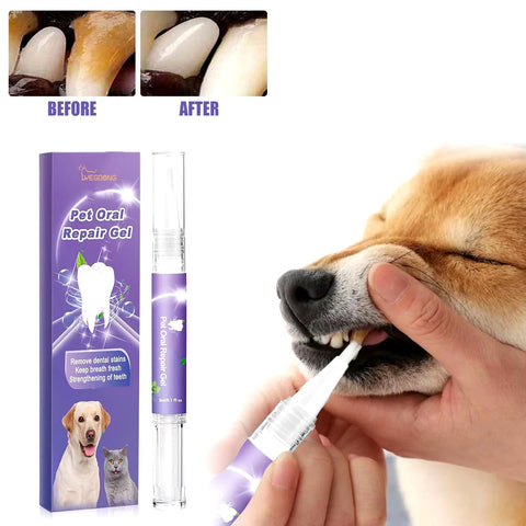 Dog Oral Cleaning Gel Tooth Stain Cleaner