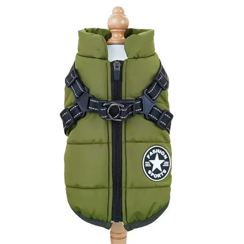 Waterproof Coat Zipper Dog Jacket