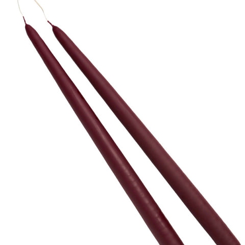 Aubergine Taper Candle