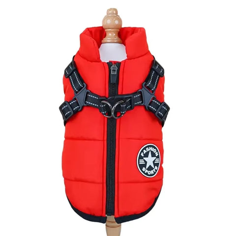 Waterproof Coat Zipper Dog Jacket