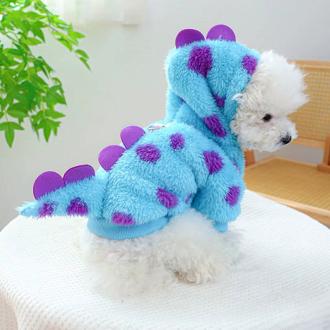 Thickened Dinosaur Hooded Coat
