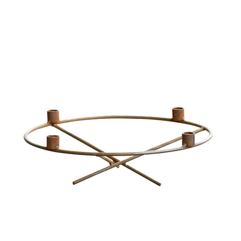 Rustic Iron Candle Holder