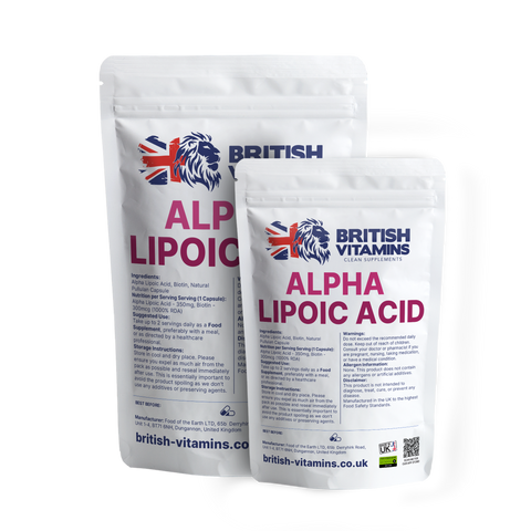 Alpha Lipoic Acid + Biotin Capsules – Clean Label Supplement