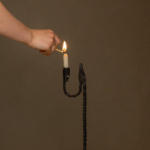 18th Century Irish Floor Standing Rush Light