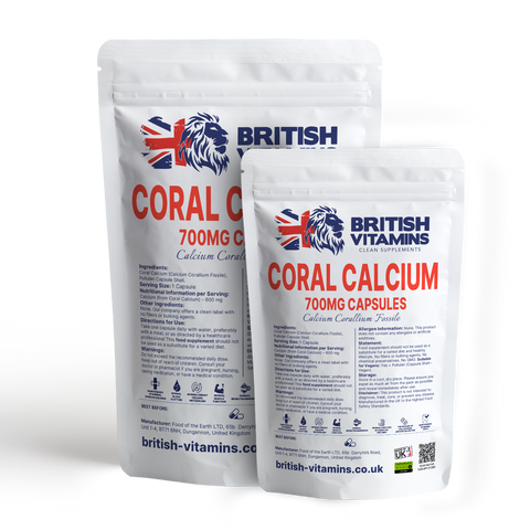 Coral Calcium – Natural Source of Calcium from Fossilized Coral (700 mg)