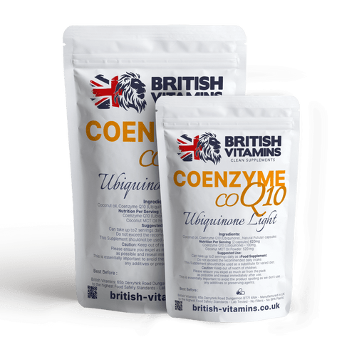Coenzyme Q10 100mg + MCT Oil – Clean-Label Vegan Capsules