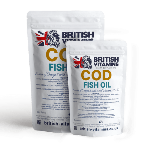 Cod Liver Oil (Fish) 1000mg Softgels