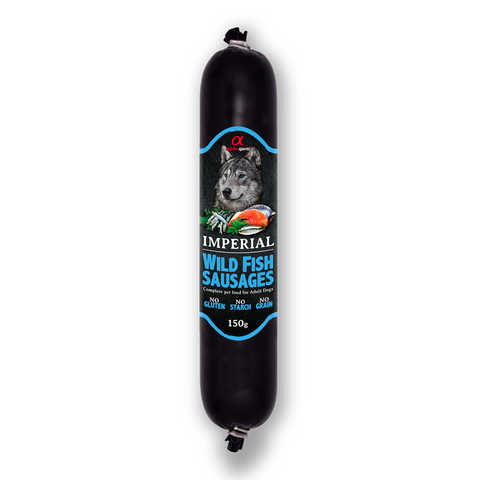 Imperial Wild Fish Complete Wet Sausage for Adult Dogs (150g & 350g)