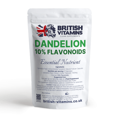 Dandelion Root Extract 650mg Health & Beauty:Vitamins & Lifestyle Supplements:Vitamins & Minerals British Vitamins 5 Capsules ( Sample )