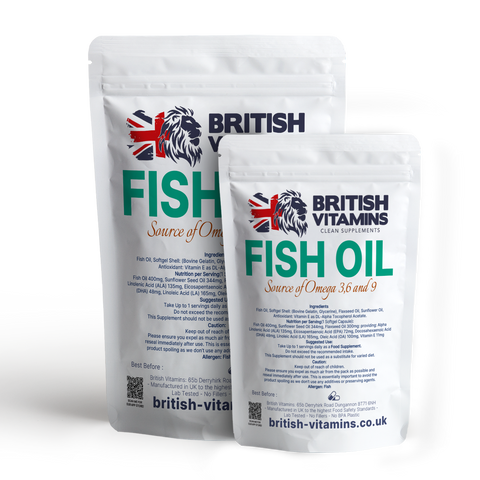 Fish Oil Softgels Omega 3, 6 & 9 Vitamin E .EPA, ALA, DHA, LA,  OA, GLA