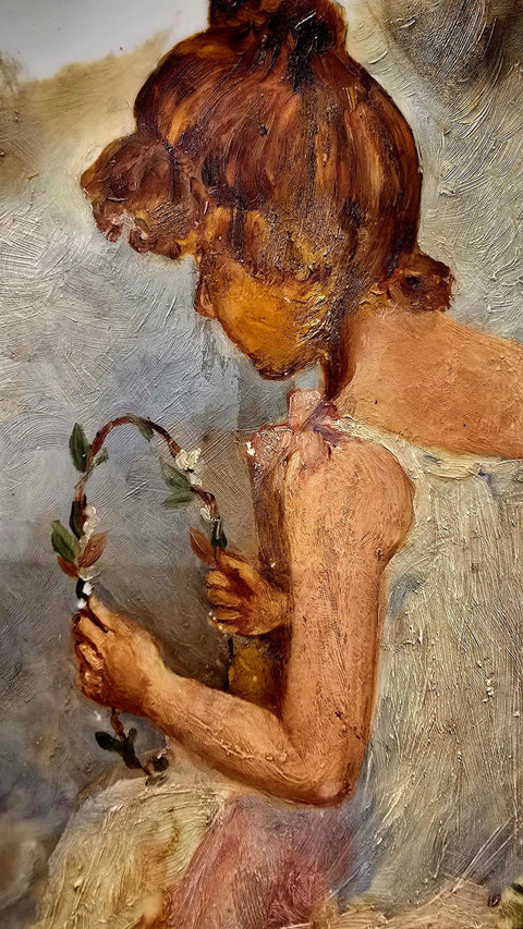 Hand Painted French Plate