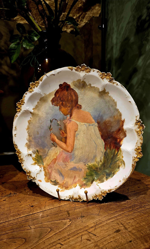 Hand Painted French Plate