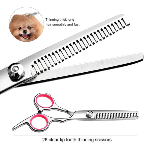 Pet Grooming Scissors Stainless Trimmer Kits