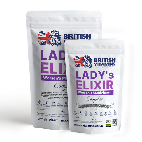 Ladys Elixir - Woman vitamins complex, Bioflavonoids, Enzymes, Live Bacteria Cultures