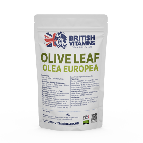 Olive Leaf Extract 40% active Oleuropein Health & Beauty:Vitamins & Lifestyle Supplements:Vitamins & Minerals British Vitamins 5 Capsules ( Sample )