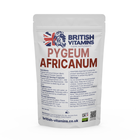 Pygeum Africanum Health & Beauty:Vitamins & Lifestyle Supplements:Vitamins & Minerals British Vitamins 5 Capsules ( Sample )