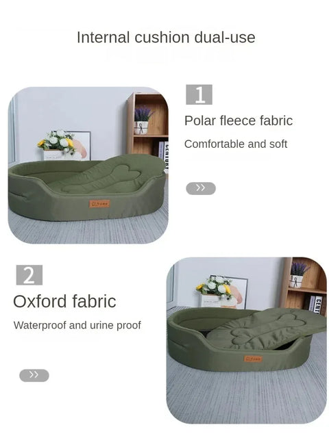 Dog Cushions Pet Sofa Beds Large Dogs Fluffy Blanket Accessories