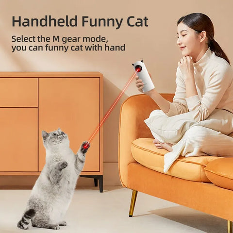 Interactive Smart LED Laser Cat Toy Automatic Pet Teaser