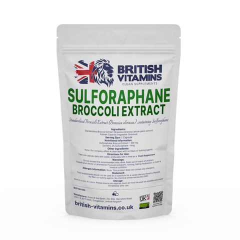 Broccoli Extract – Sulforaphane (Brassica oleracea) – 300mg per Capsule Health & Beauty:Vitamins & Lifestyle Supplements:Vitamins & Minerals British Vitamins 5 Capsules (Sample)