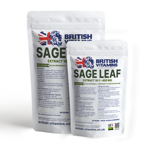 Sage Leaf Extract 10:1 – 400 mg