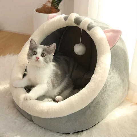 Sleep Cat Bed - Cateby Ultimate Comfort,Foldable Design,and Cozy Shape