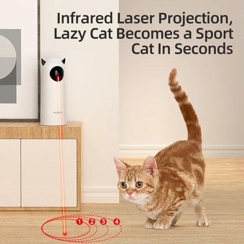 Interactive Smart LED Laser Cat Toy Automatic Pet Teaser