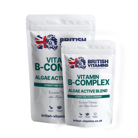 Vitamin B Complex, Q10, Spirulina Chlorella, Ginseng Complex
