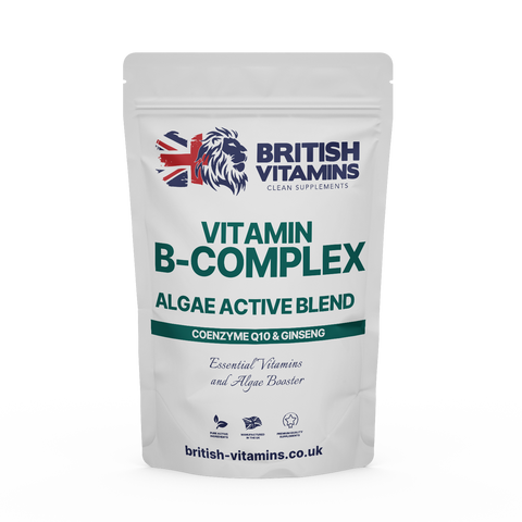 Vitamin B Complex, Q10, Spirulina Chlorella, Ginseng Complex Health & Beauty:Vitamins & Lifestyle Supplements:Vitamins & Minerals British Vitamins 5 Capsules (Sample)