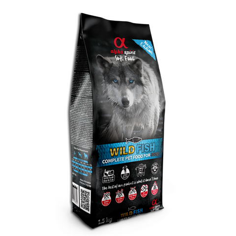 Wild Fish Complete Dog Food – Semi-Moist (1kg Sample Pack)