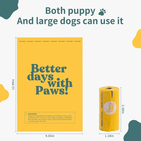 Biodegradable Dog Poop Bags Rolls