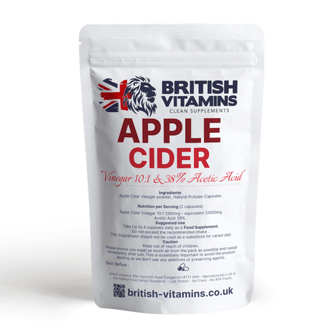 Apple Cider Vinegar Capsules Health & Beauty:Vitamins & Lifestyle Supplements:Vitamins & Minerals British Vitamins 5 Capsules ( Sample )