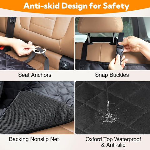 Waterproof Car Seat Cover for Back Seat