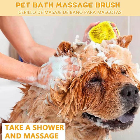 Cateby Luxury Pet Bath Brush Grooming Tool