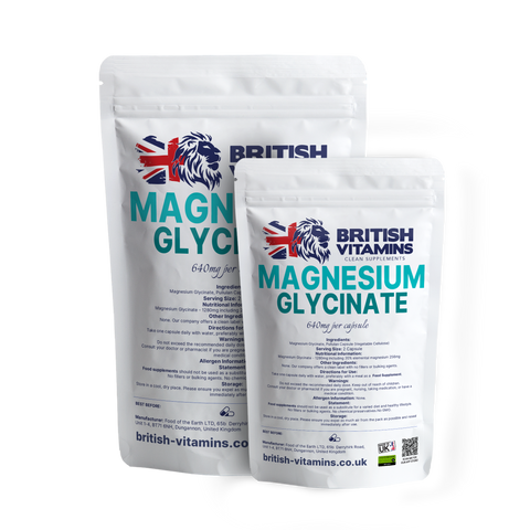 Magnesium Glycinate contains 20% elemental magnesium