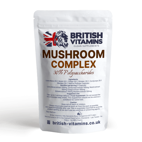 Mushroom Complex – 6 in 1 Blend  600mg per Capsule
