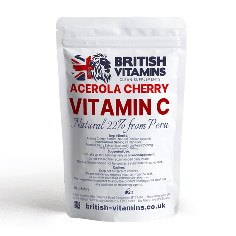 Vitamin C from Natural Extract  Acerola Cherry 850mg