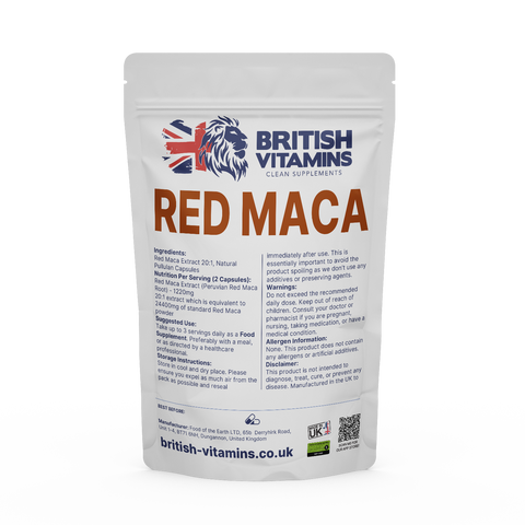 Red Maca Root Extract Health & Beauty:Vitamins & Lifestyle Supplements:Vitamins & Minerals British Vitamins 5 Capsules ( Sample )