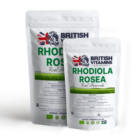 Rhodiola Rosea 410mg 10:1 6% Salidrosides 24.6mg Health & Beauty:Vitamins & Lifestyle Supplements:Vitamins & Minerals British Vitamins 30 Capsules