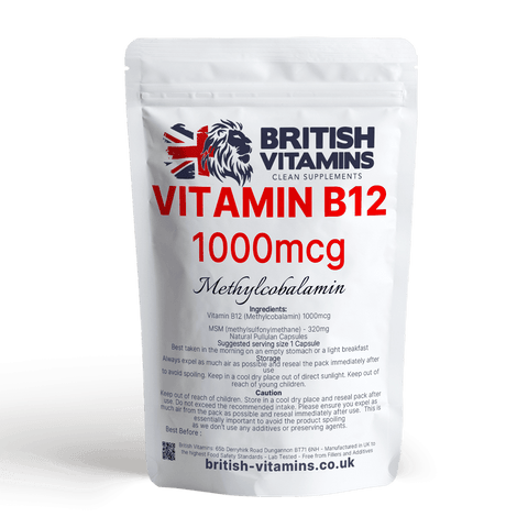Vitamin B12 Methylcobalamin 1000mcg
